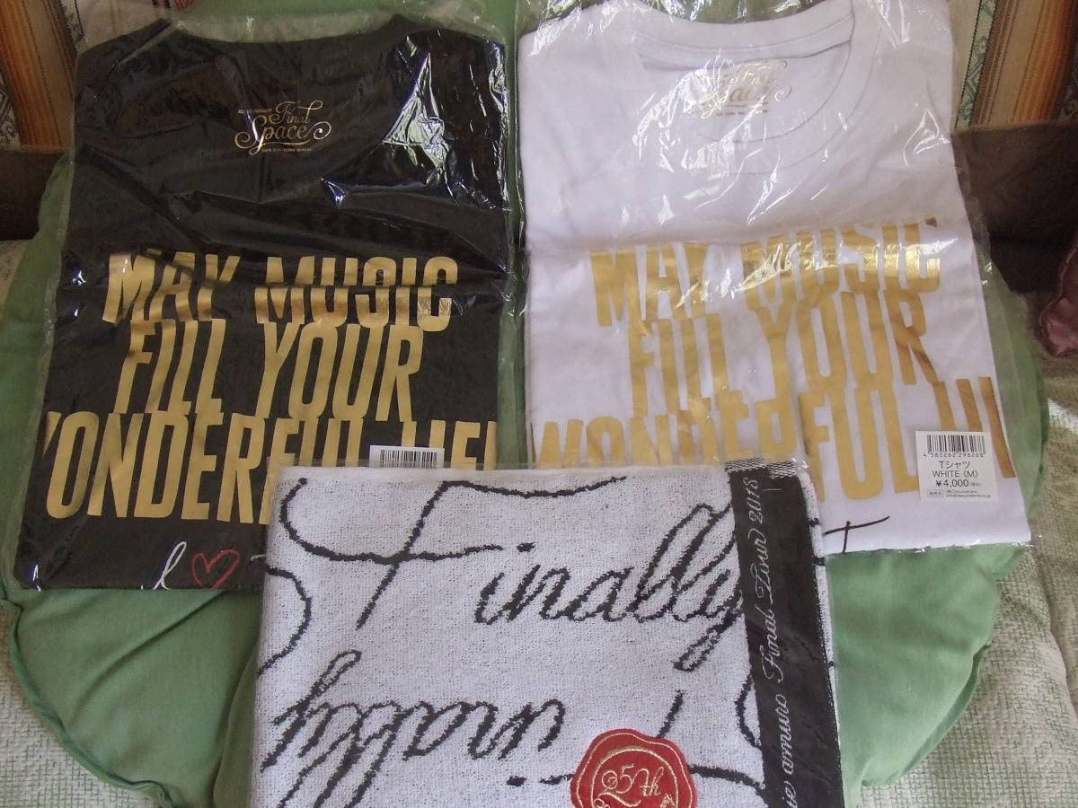 Amazon | 安室奈美恵 Final Space Tシャツ BLACK 黒 Mサイズ x WHITE